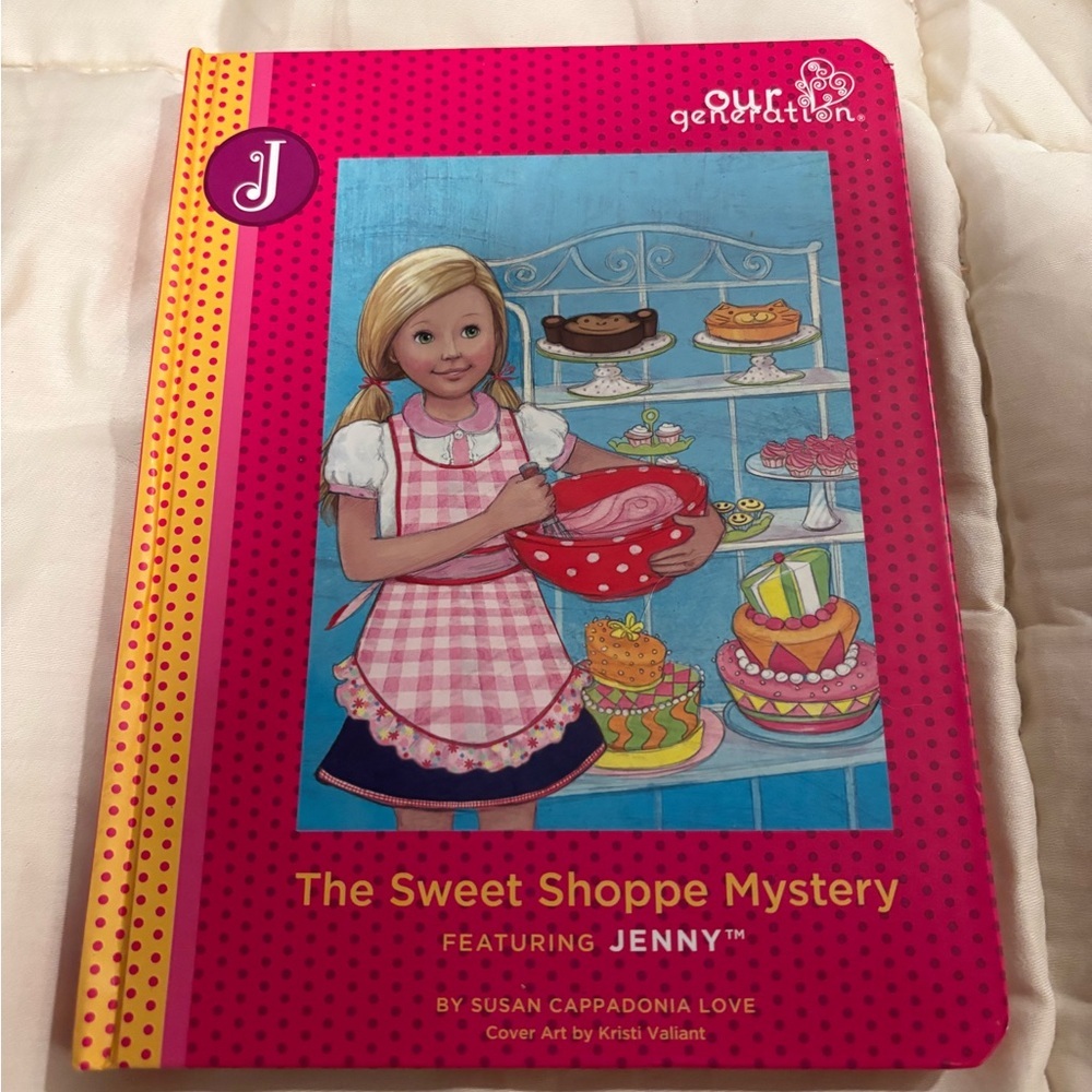 Our Generation 'The Sweet Shoppe Mystery' Book featuring Jenny